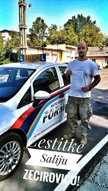 Polaznik Auto škole FORMULA B 2
